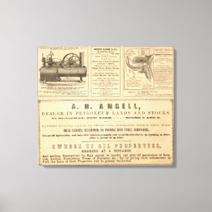 New York Advertisements Canvas Print