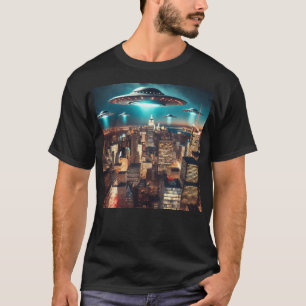 New York Alien Invation Drones Invation T-Shirt