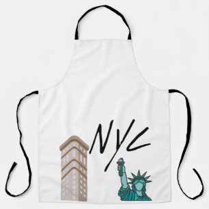 new york and liberty apron