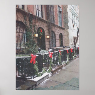 New York at Christmas Poster