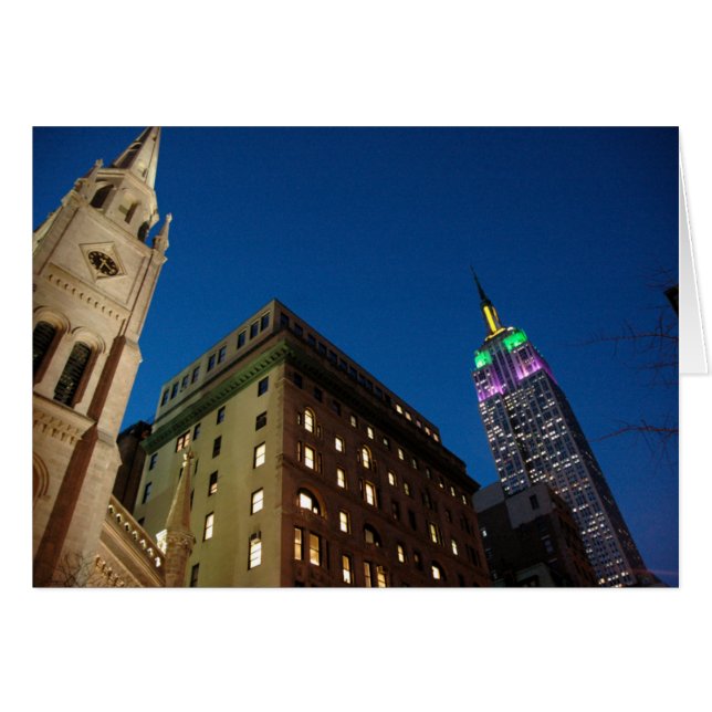 New York at Night (Front Horizontal)