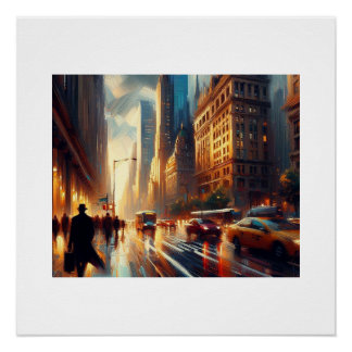 New York at Night,  Poster