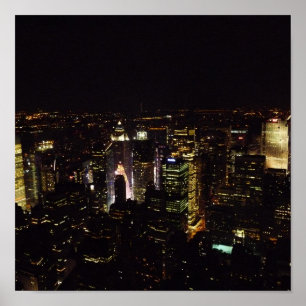 New York at night Poster