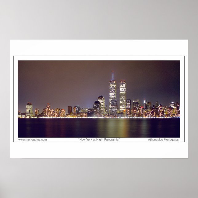 New York at Night Poster (Front)