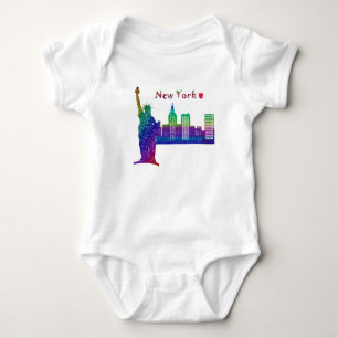New York Baby Jersey Bodysuit