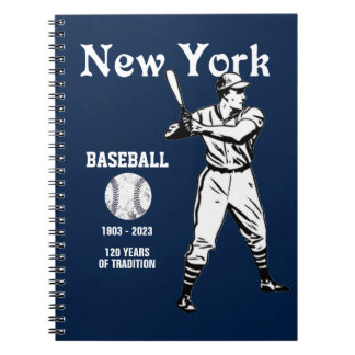 New York Baseball - 2023 Retro  Notebook