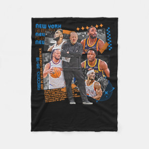 New York Basketball Team Squad Design  Fleece Blanket