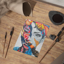 New York Beauty Postcard - Stunning Woman's Portra