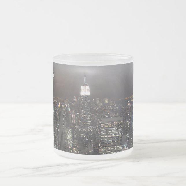 New York Beer Mug Cityscape New York Night Mugs (Center)