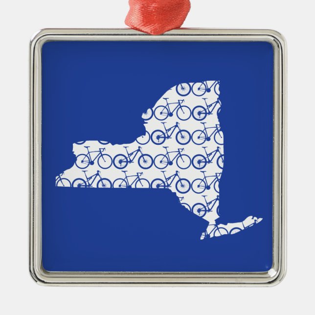 New York Bike Metal Tree Decoration (Front)