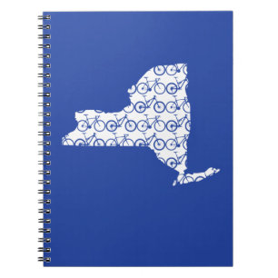 New York Bike Spiral Notebook