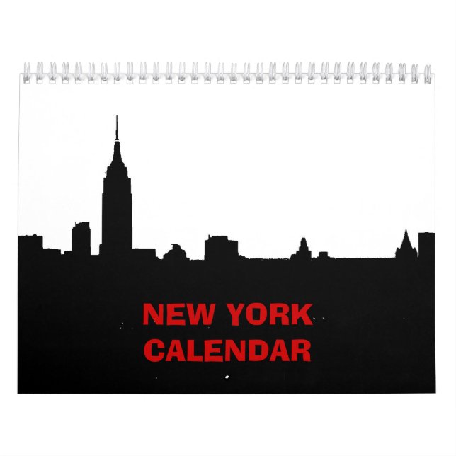 New York (Black & White) Calendar (Cover)