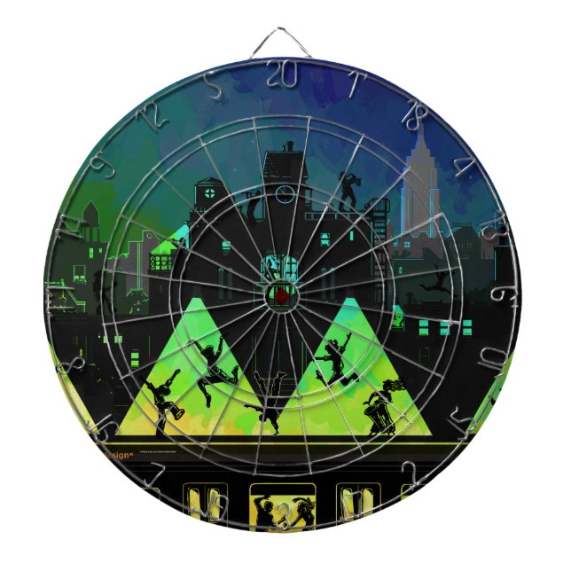 New York Boogie Nights Dartboard (Front)