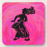 New York Boogie Nights Drum Hot Pink