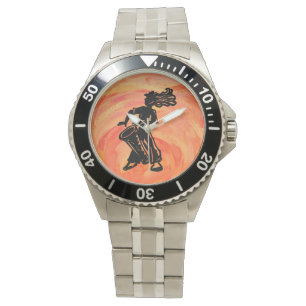 New York Boogie Nights Drum Orange Watch