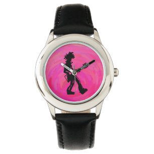 New York Boogie Nights Guitar Hot Pink Watch