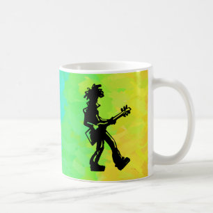 New York Boogie Nights Guitar Rainbow Coffee Mug
