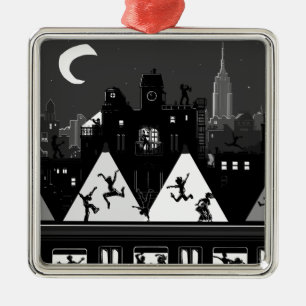 New York Boogie Nights Metal Tree Decoration