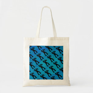 New York Boogie Nights Saxophone Blue Tote Bag