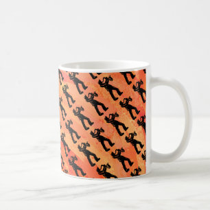 New York Boogie Nights Saxophone Orange Coffee Mug