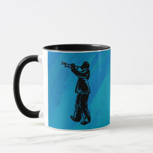 New York Boogie Nights Trumpet Blue Mug
