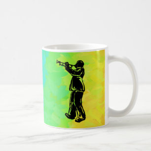 New York Boogie Nights Trumpet Rainbow Coffee Mug