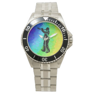 New York Boogie Nights Trumpet Rainbow Watch