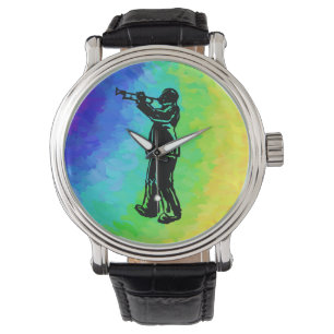 New York Boogie Nights Trumpet Rainbow Watch