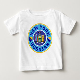 New York Bosnian American Baby T-Shirt