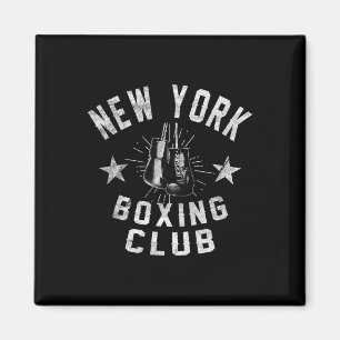 New York Boxing Club - Vintage Distressed Boxer Magnet