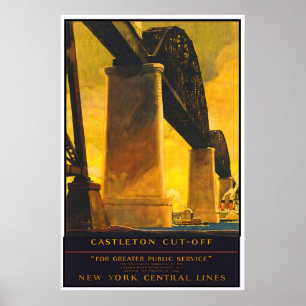 New York Bridge Art Alfred Smith Memorial Print