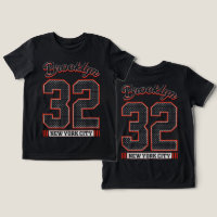New york brooklyn athletic typography graphic desi