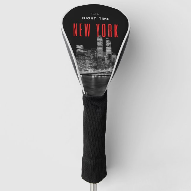New York Brooklyn Bridge Golf Head Cover (Front)