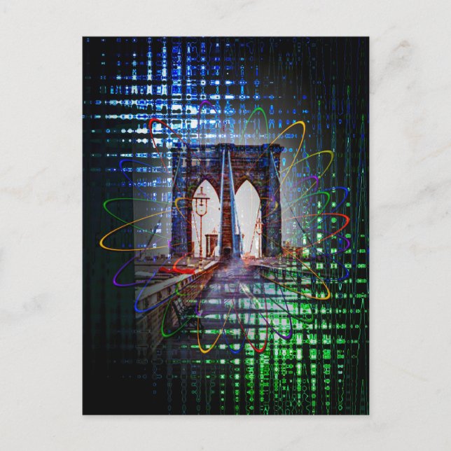 New York - Brooklyn Bridge Postcard (Front)