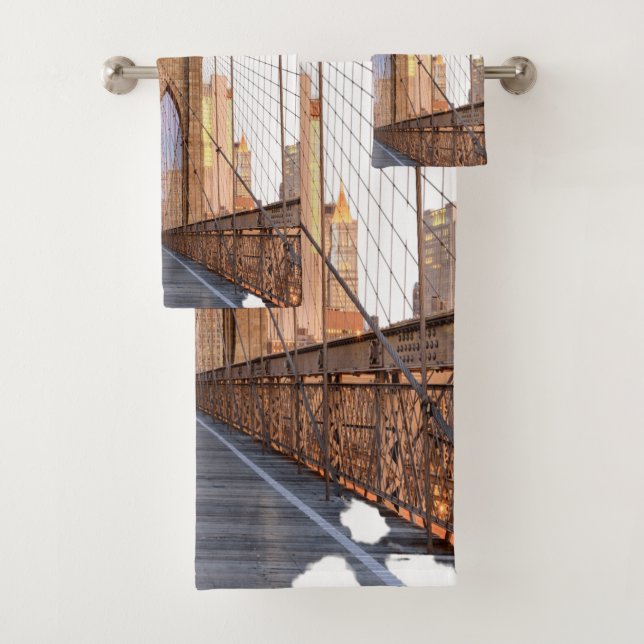 New York Brooklyn Design Bath Towel Set (Insitu)
