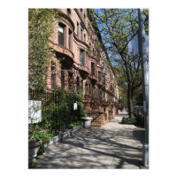 New York Brownstones Upper West Side Buildings NYC