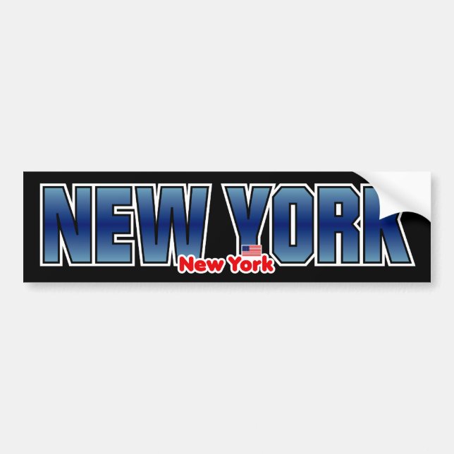 New York Bumper Sticker (Front)