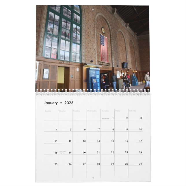 New York Calendar (Jan 2026)