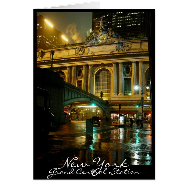 New York Card Cityscape New York Souvenir Card (Front)