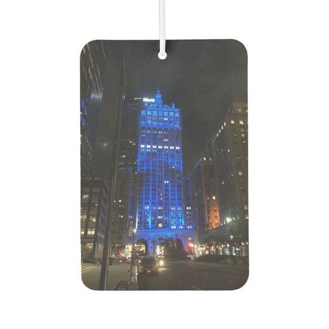 New York Central Building NYC Park Avenue Midtown Car Air Freshener (Front)