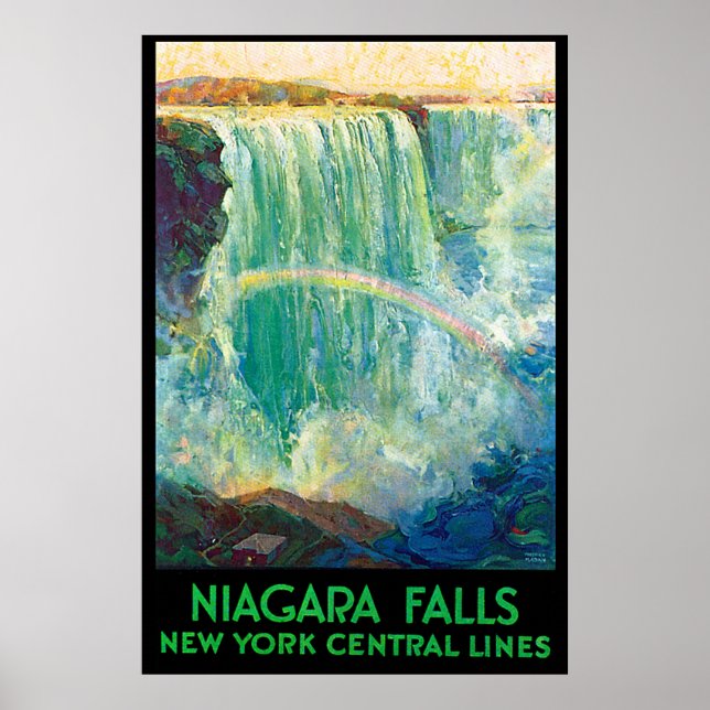 New York Central Line to Niagara falls Poster (Front)