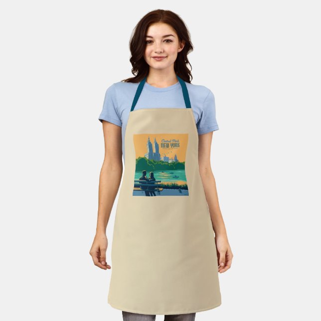 New York Central Park Bench Apron (Worn)