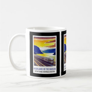 New York Central vintage travel poster postcard Coffee Mug