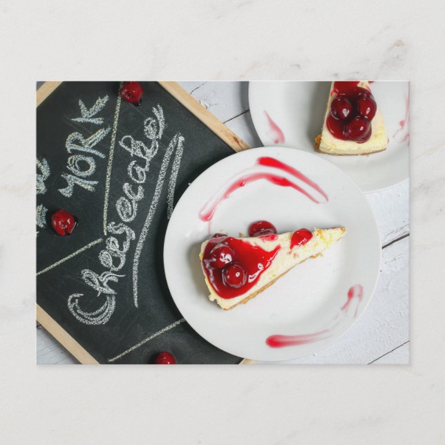 New York cheesecake Postcard (Front)