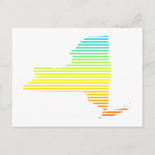 new york chill fade postcard
