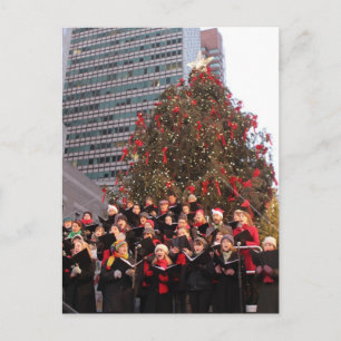 NEW YORK CHRISTMAS HOLIDAY POSTCARD