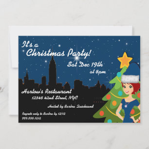 New York Christmas Invitation