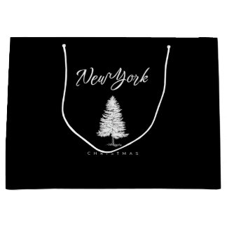 New York Christmas Large Gift Bag