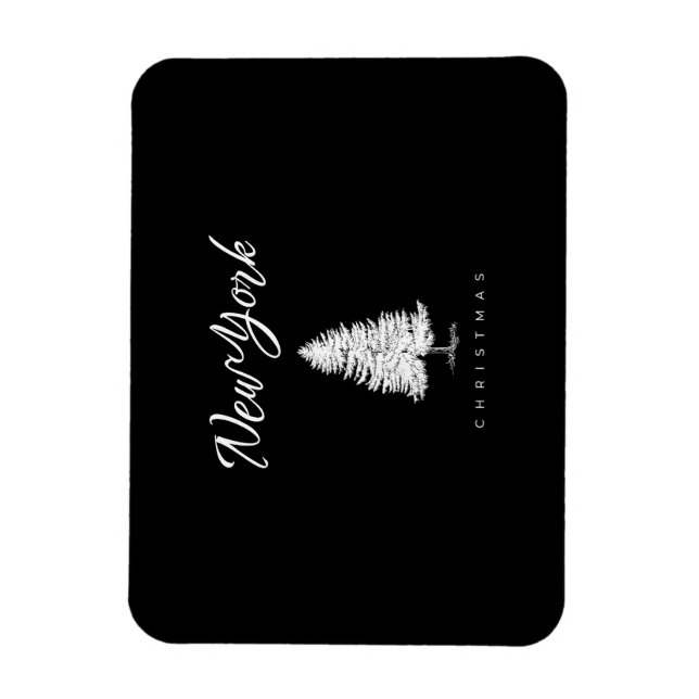 New York Christmas Magnet (Vertical)