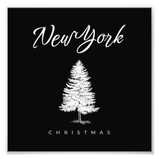 New York Christmas Photo Print